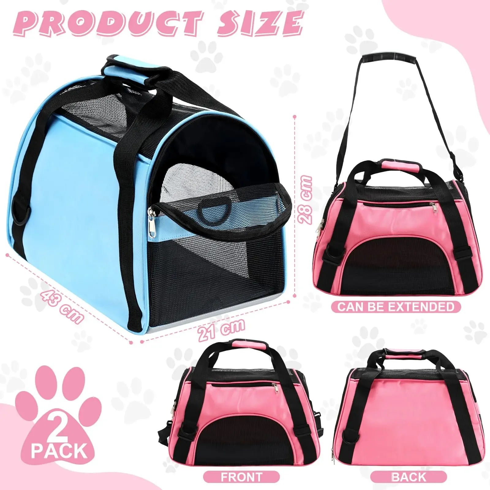 Sacs de Transport portables pour chiens et chats