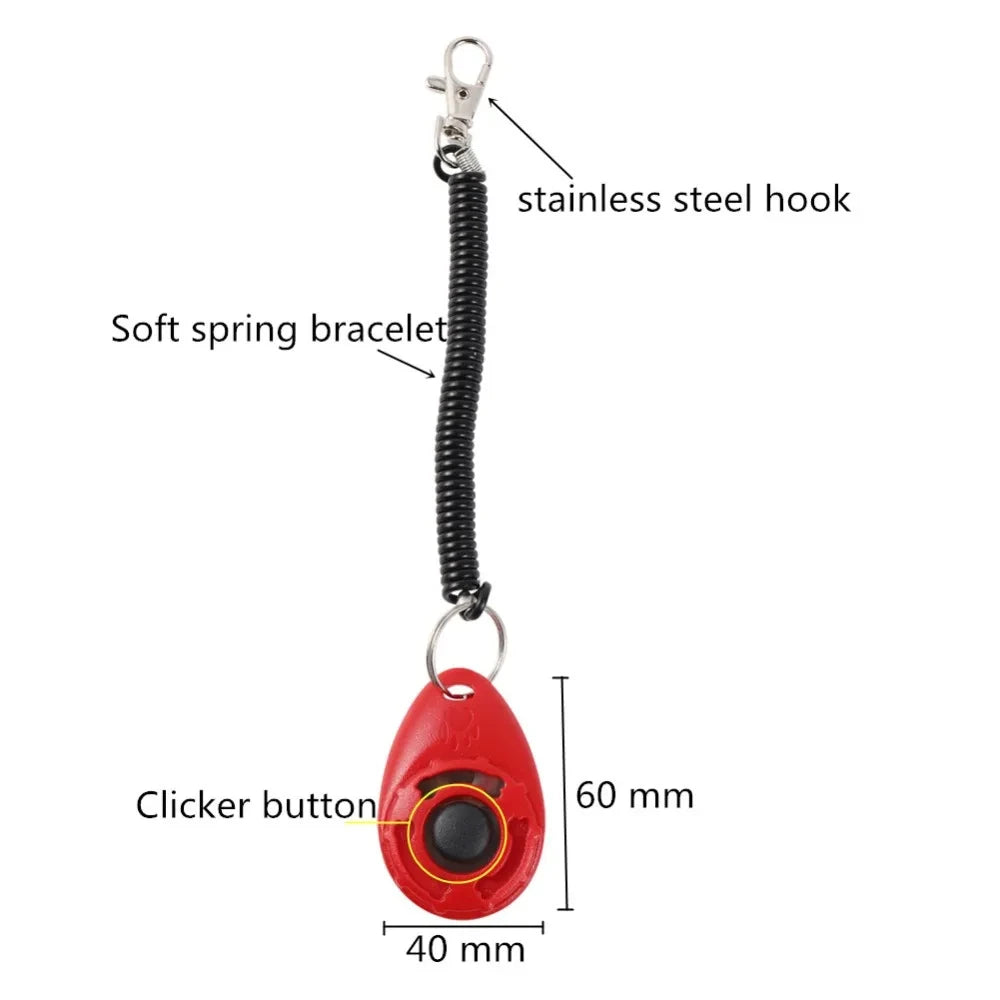 Porte-clés d'entraînement pour chien avec sangle de poignet