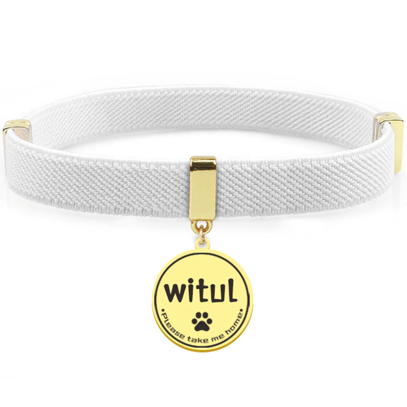 Collier personnalisé avec médaille — compatible AirTag