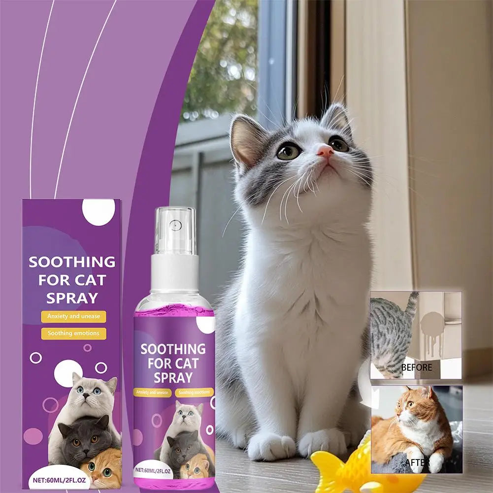 Spray calmant pour animaux de compagnie