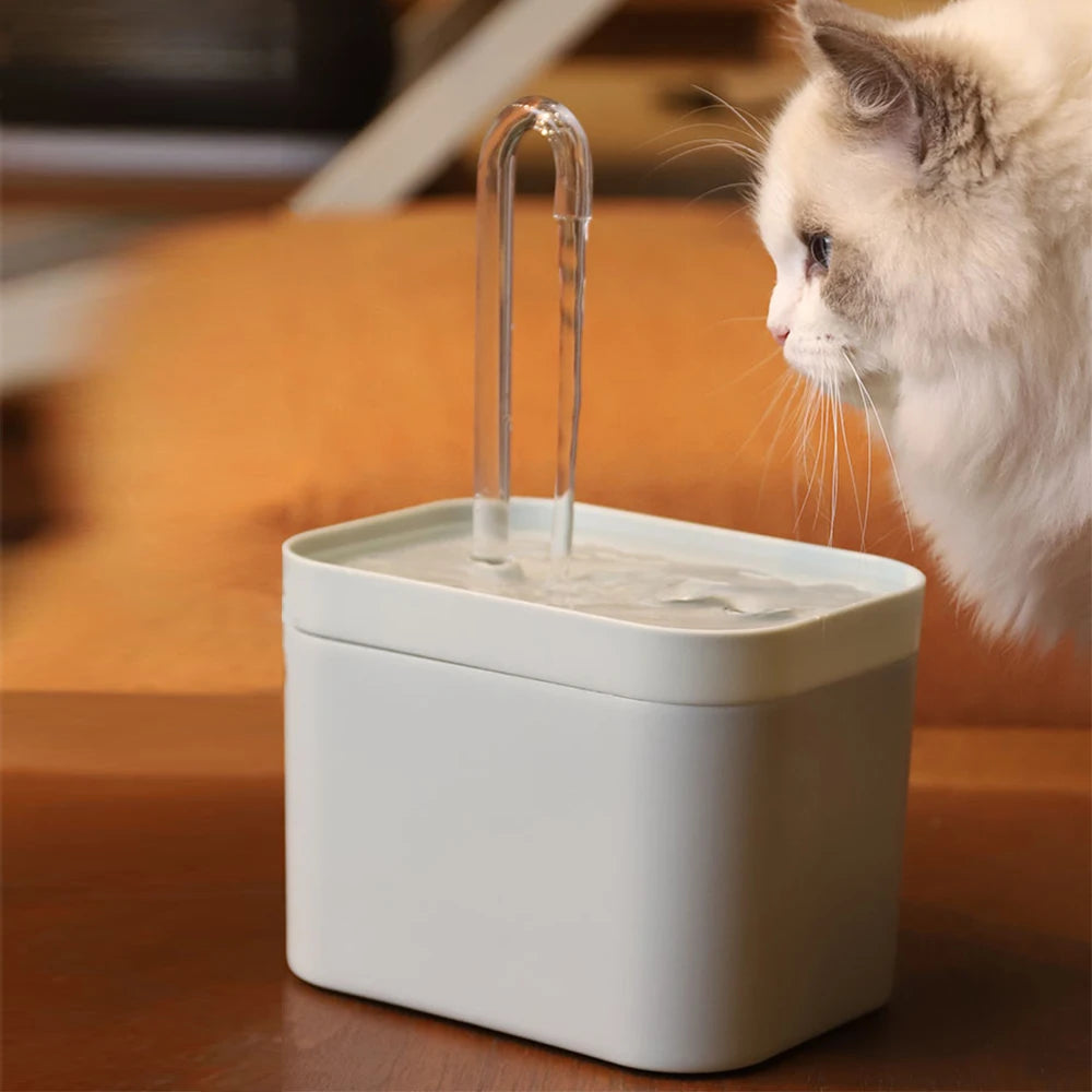 Distributeur d'eau automatique intelligent pour animaux de 1,5 l