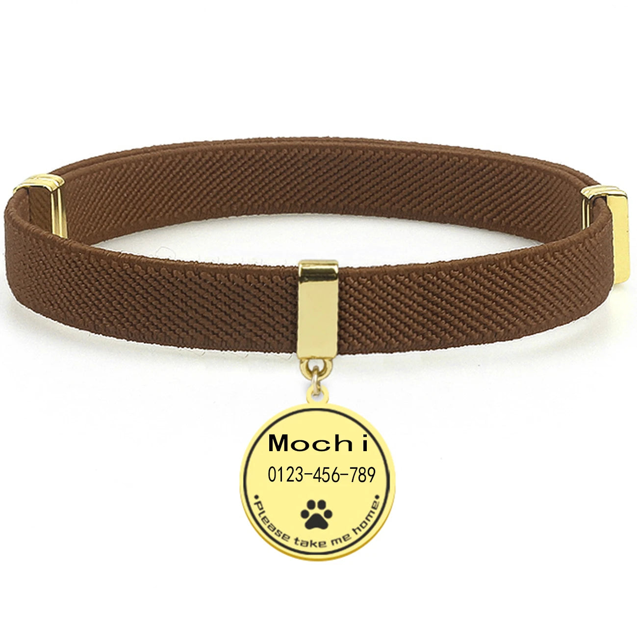 Collier personnalisé avec médaille — compatible AirTag