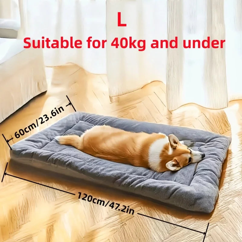 Dog bed mat, large size, for winter, keeps warm, double-sided use, Golden Retriever, stress relief
