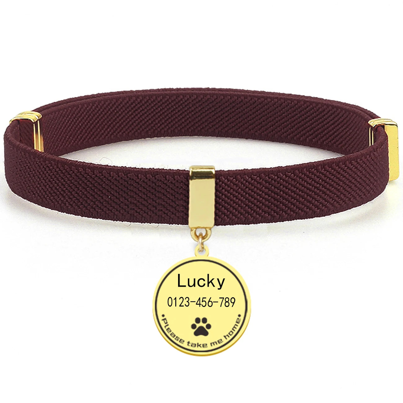 Collier personnalisé avec médaille — compatible AirTag