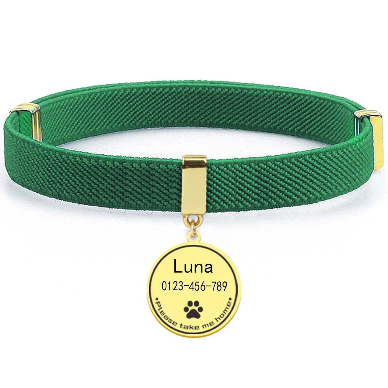 Collier personnalisé avec médaille — compatible AirTag