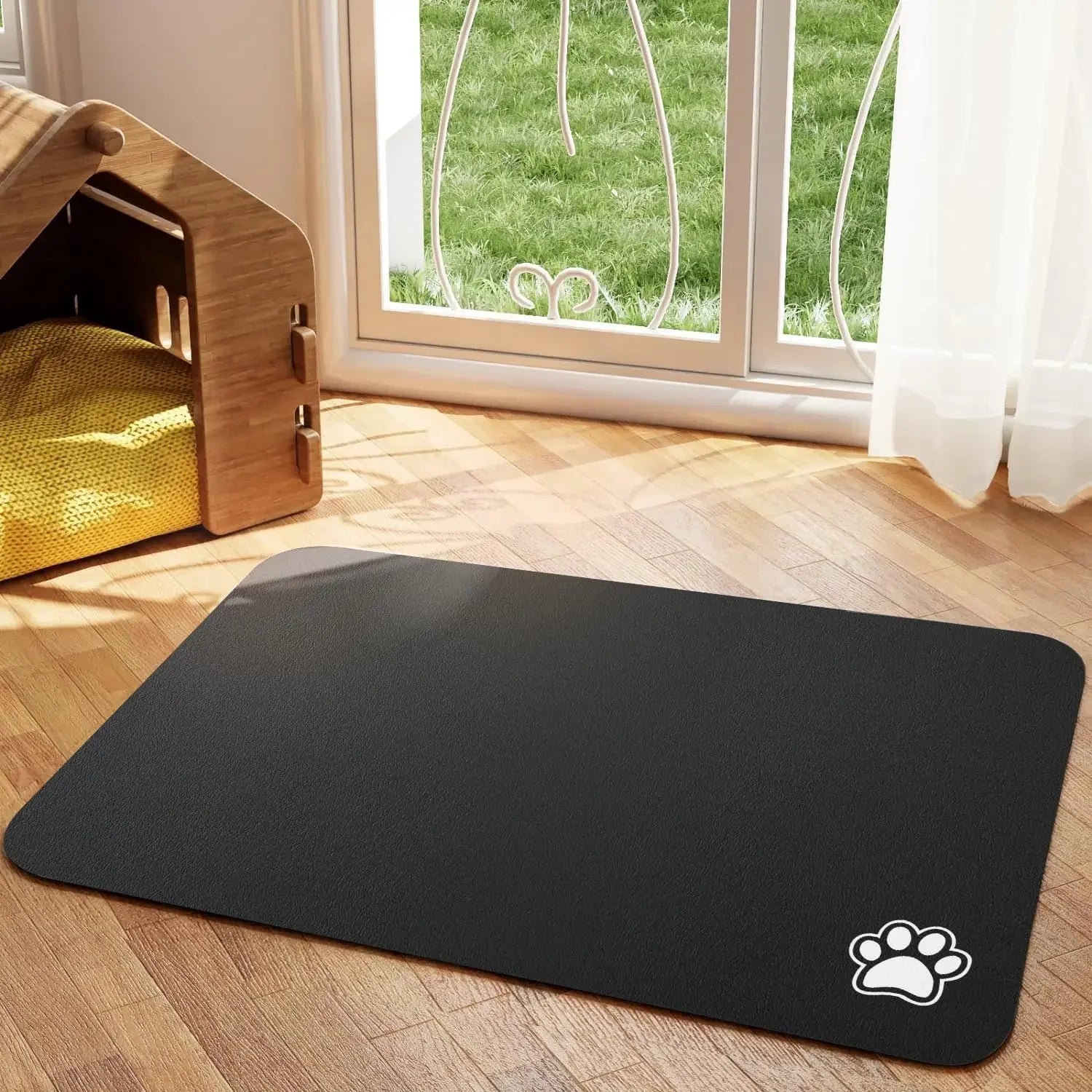 Tapis absorbant pour chien et chat, pour aliments et eau