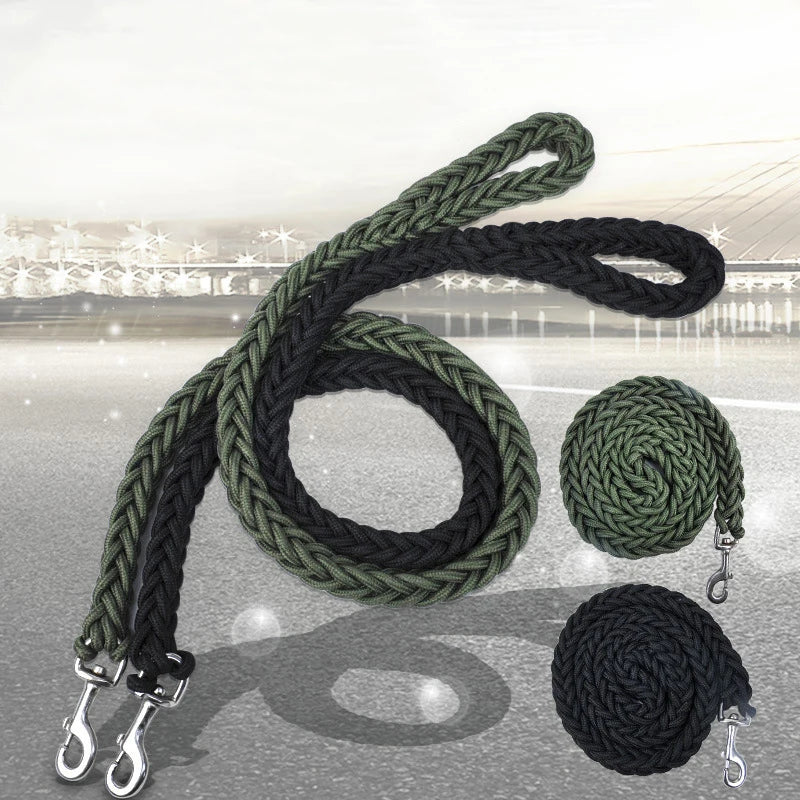 Laisse pour chien pour une  marche confortable, tresse solide