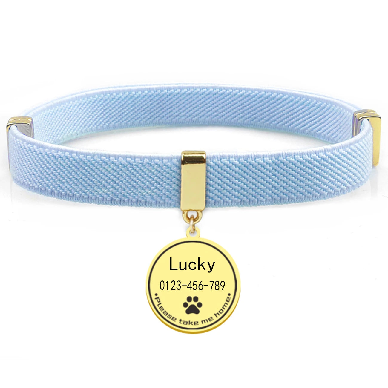 Collier personnalisé avec médaille — compatible AirTag
