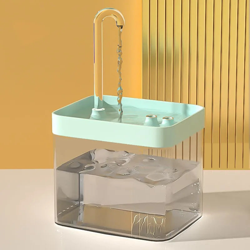 Distributeur d'eau automatique intelligent pour animaux de 1,5 l