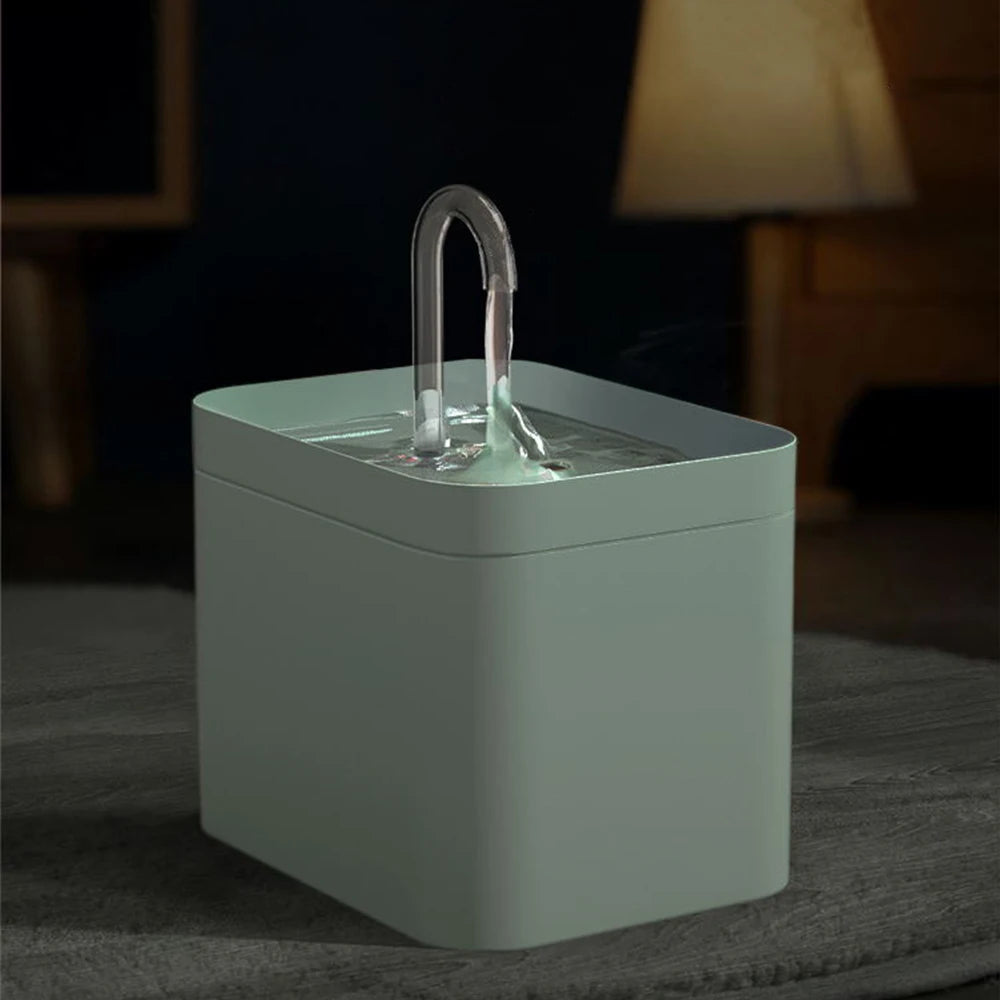 Distributeur d'eau automatique intelligent pour animaux de 1,5 l