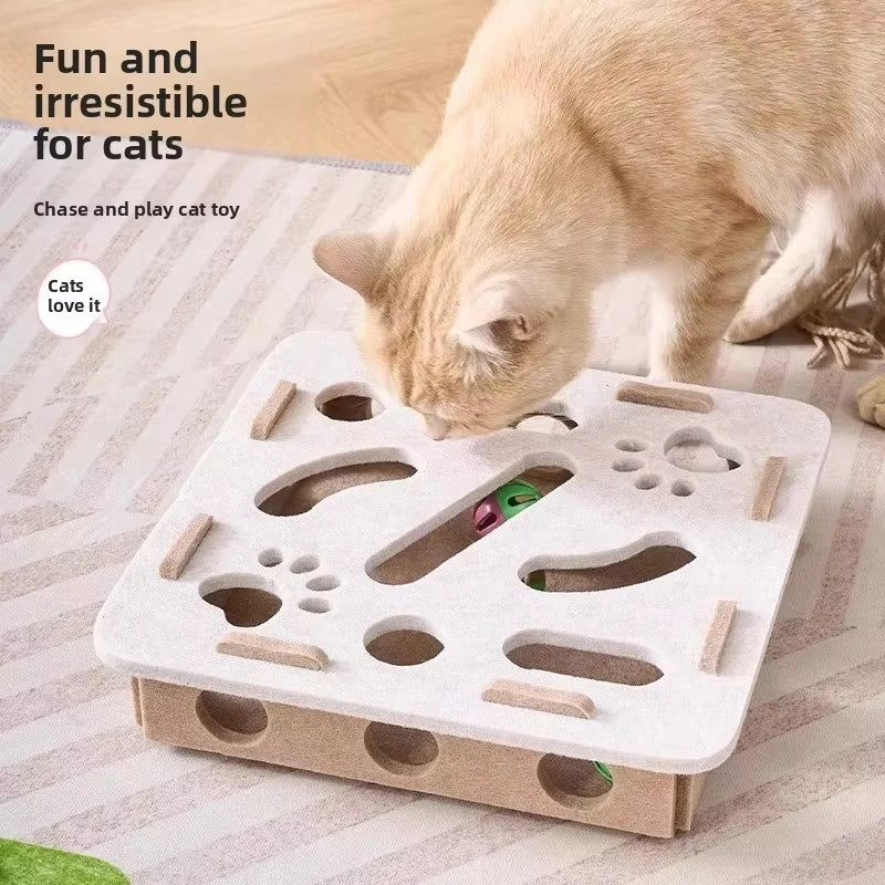 Jouet de Puzzle en feutre pour chat
