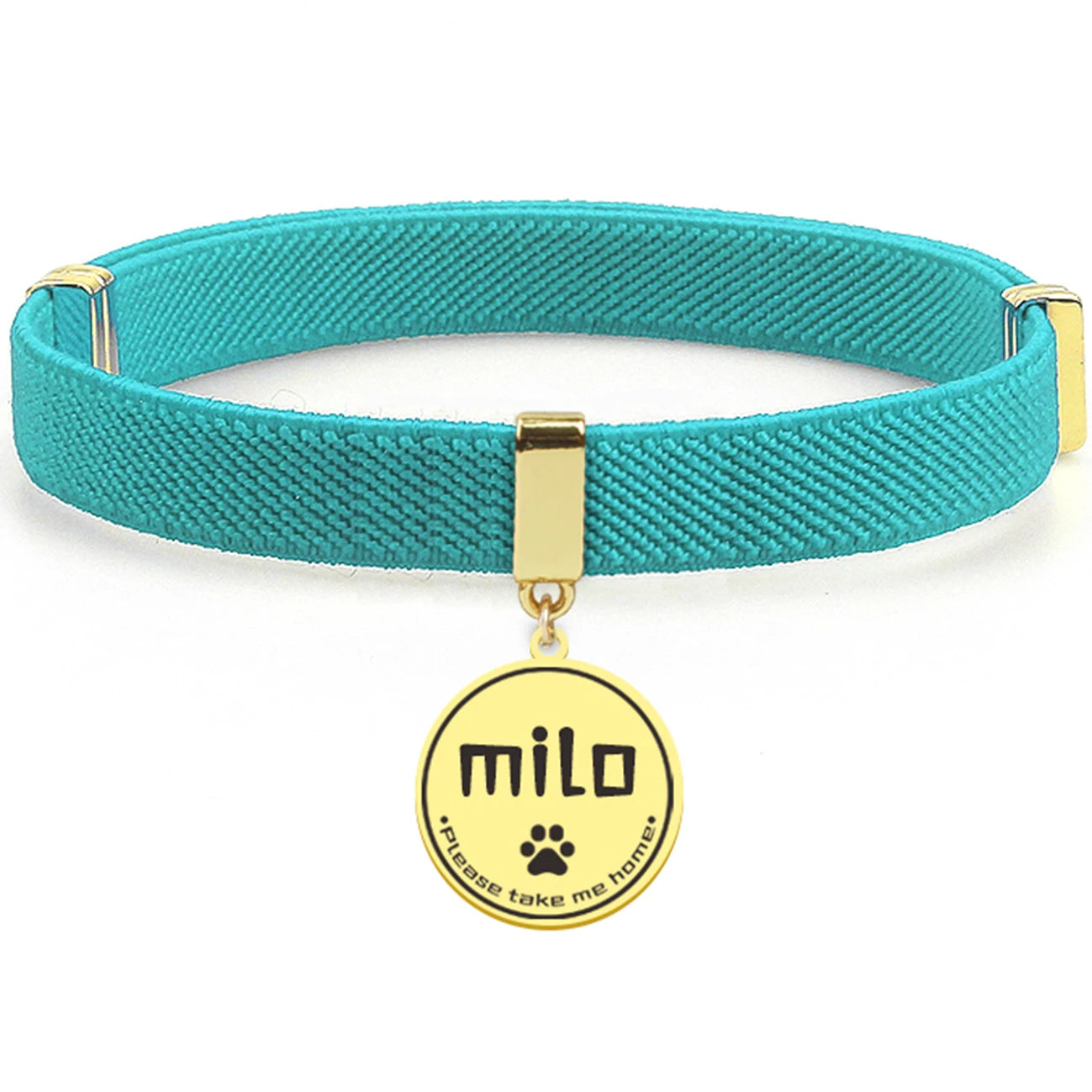 Collier personnalisé avec médaille — compatible AirTag